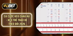 Cá Cược Kèo Châu Âu - Kèo Thể Thao Dễ Theo Dõi 2026
