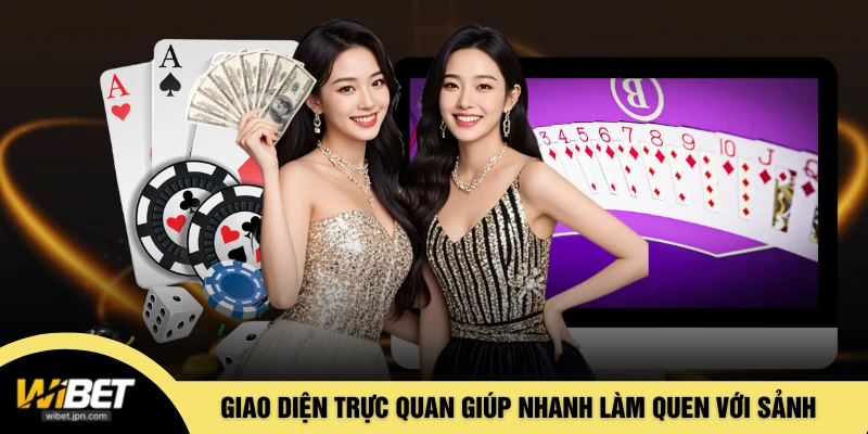 Giao diện trực quan giúp nhanh chóng làm quen với sảnh 