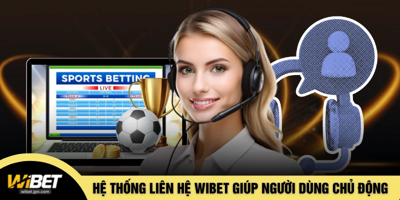 Hệ thống liên hệ WIBET rõ ràng giúp người dùng chủ động hơn