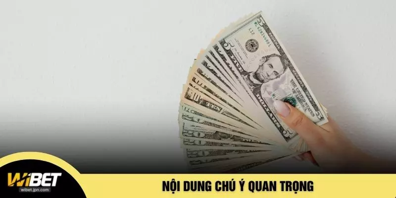 Nội dung chú ý quan trọng