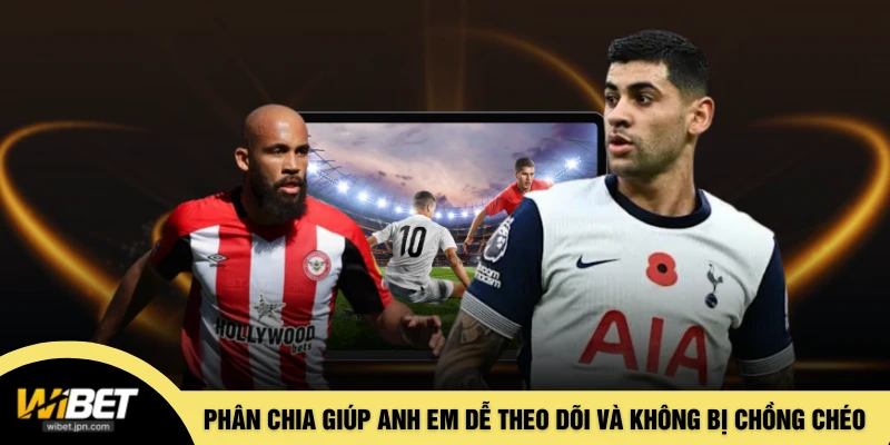 Phân chia giúp anh em dễ theo dõi và không bị chồng chéo